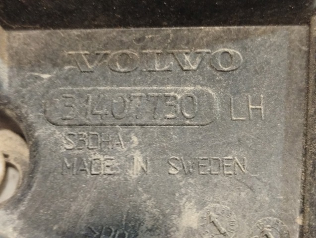 Кронштейн бампера заднього, лівий 31407730 VOLVO