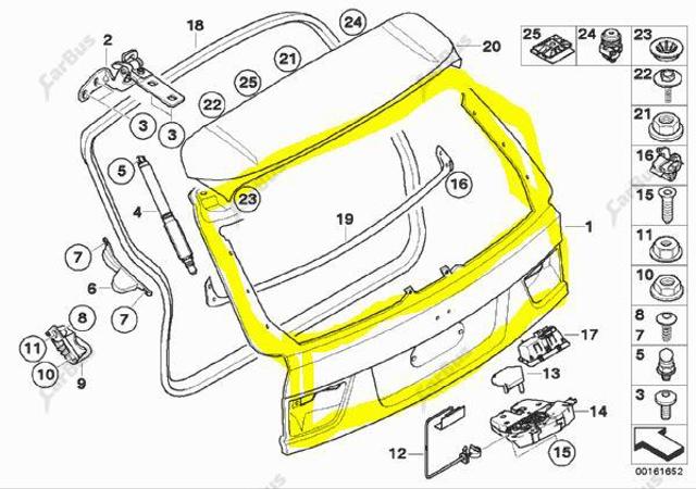Задня ляда Бмв X5