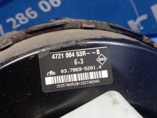 Підсилювач гальма вакуумний 472100453R RENAULT