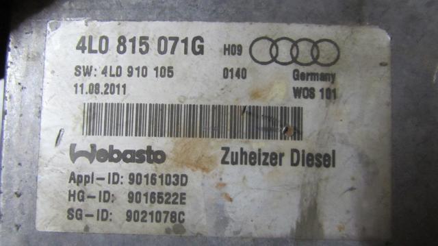 Webasto 4L0815071F VAG
