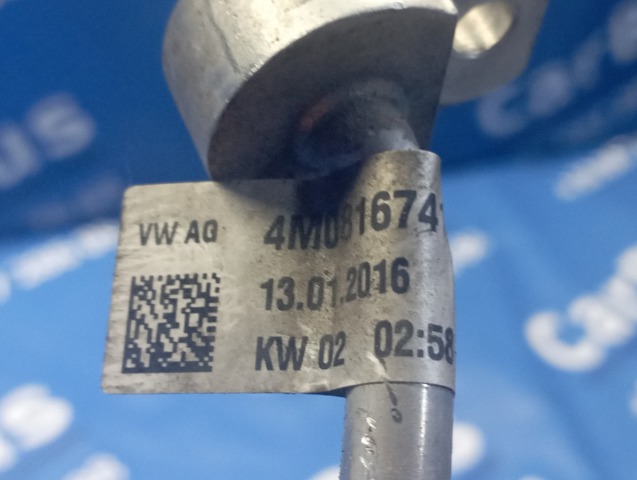 Шланг кондиціонера, від радіатора до випарника 4M0816741BQ VAG