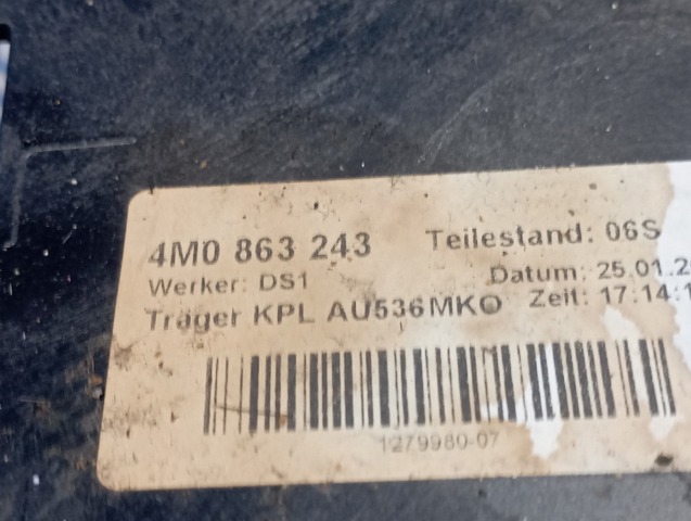 Консоль панелі приладів 4M0863243 VAG