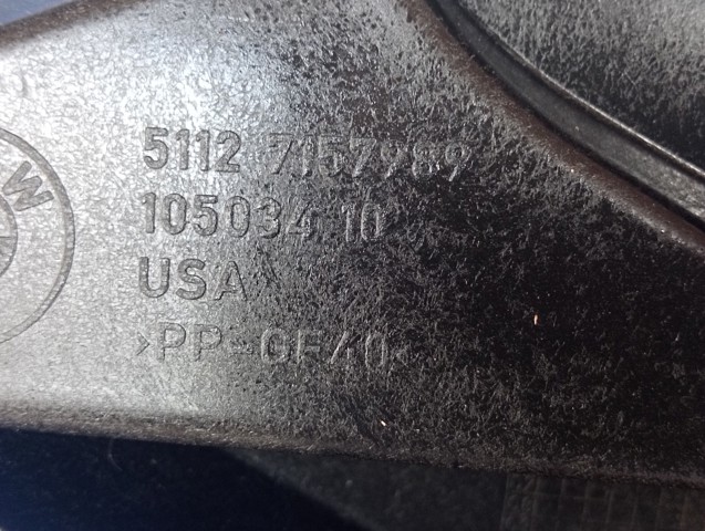 Кронштейн кріплення крила переднього лівого верхній 51127157989 BMW