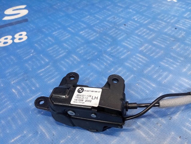 Замок задної лівої двостулкової двері, нижній 51247183196 BMW