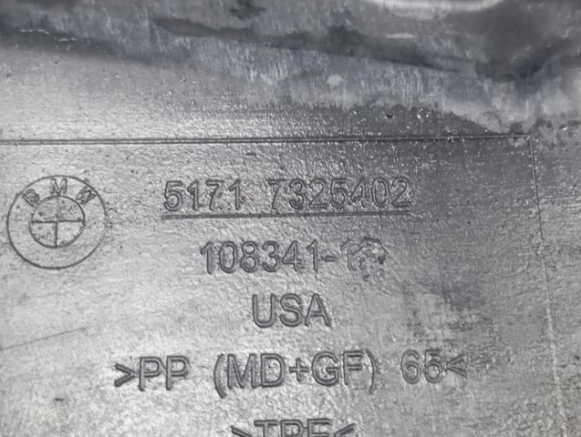 Щиток брудозахисний передньої арки крила 51717325402 BMW