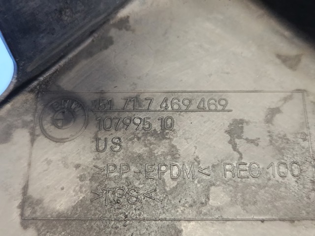Захист бампера переднього, лівий 51717469469 BMW