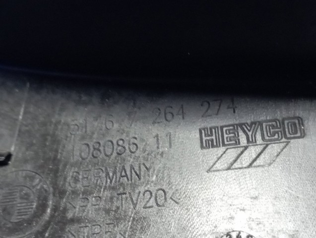 Ущільнювач арки крила 51767264274 BMW