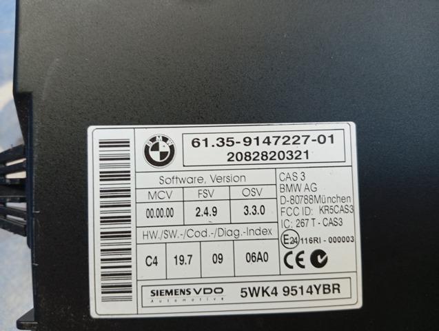 Блок управління комфорту 61359147227 BMW