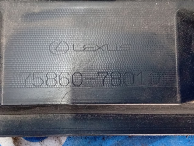 Накладка зовнішня (молдинг) порога, лівий 7586078010 TOYOTA