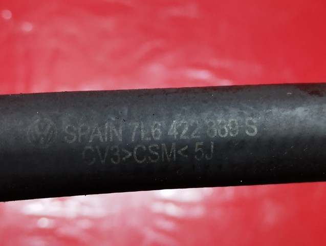 Шланг ГПК, низького тиску, від бачка до насоса 7L6422889S VAG
