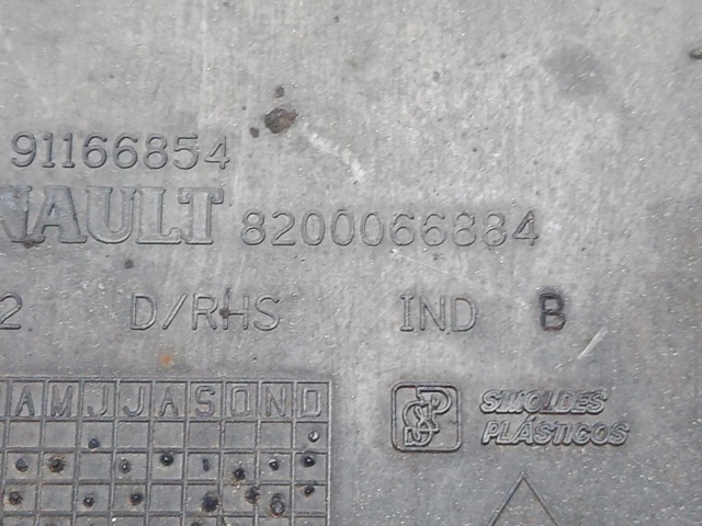 Захист заднього бампера 8200066884 RENAULT
