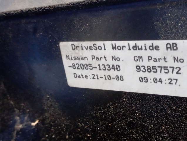 Кронштейн педалей, педальний вузол 8200513340 RENAULT