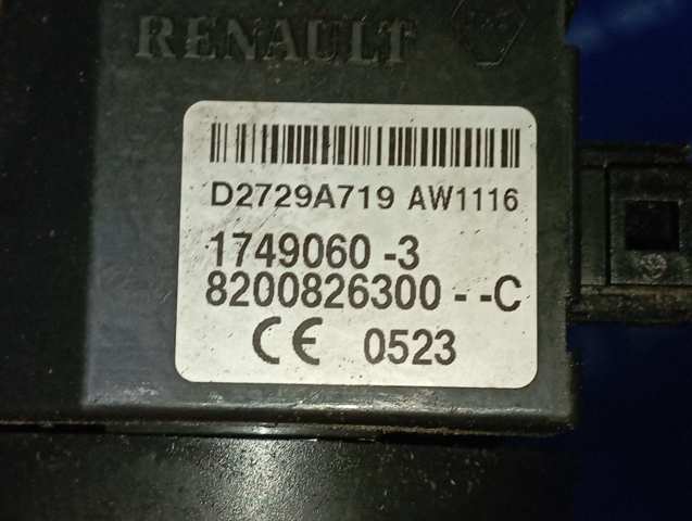 Антена / кільце іммобілайзера 8200826300 RENAULT