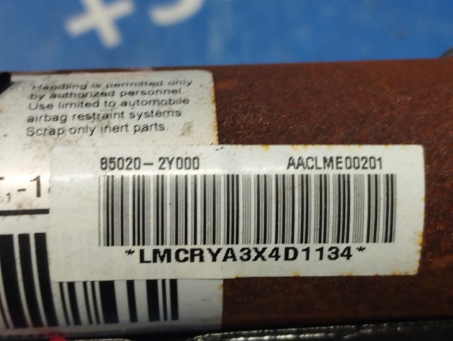 Подушка безпеки, збоку, права, AIRBAG 850202Y000 HYUNDAI