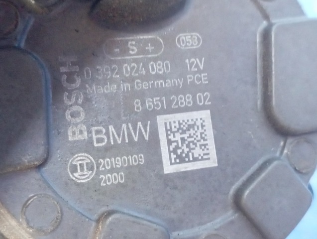 Водяний насос охолодження електричний додатковий 8651288 BMW