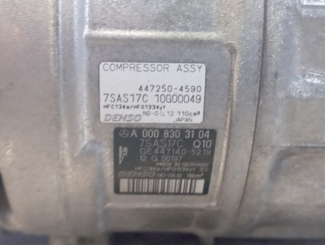 Компресор холодоагенту A0008303104 MERCEDES