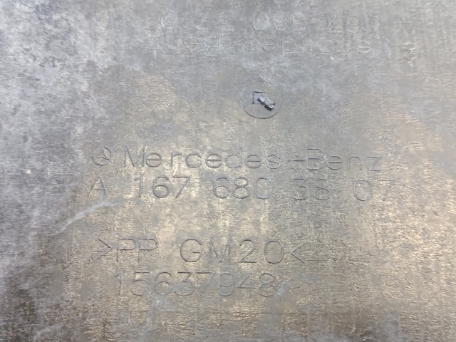 Захист днища, середня частина A1676803807 MERCEDES