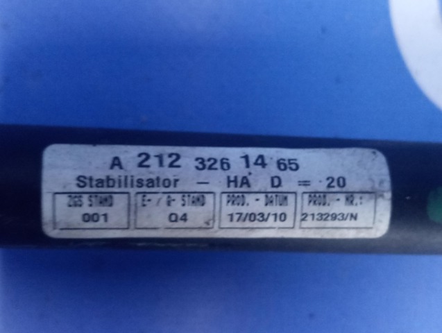 Задній стабілізатор  A2123261465 MERCEDES