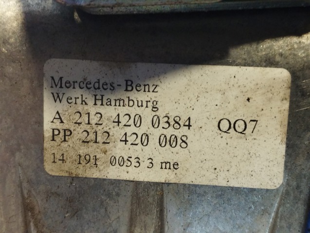 Важіль ручника A2124200384 MERCEDES