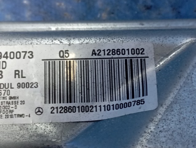 Подушка безпеки, водійська, AIRBAG, захисту колін A2128601002 MERCEDES