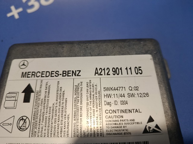 Модуль-процесор керування подушки безпеки A2129011105 MERCEDES