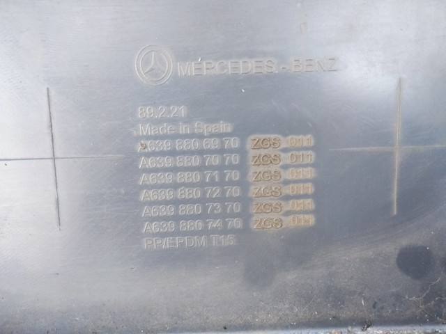 Кожух бампера переднього A6398806970 MERCEDES