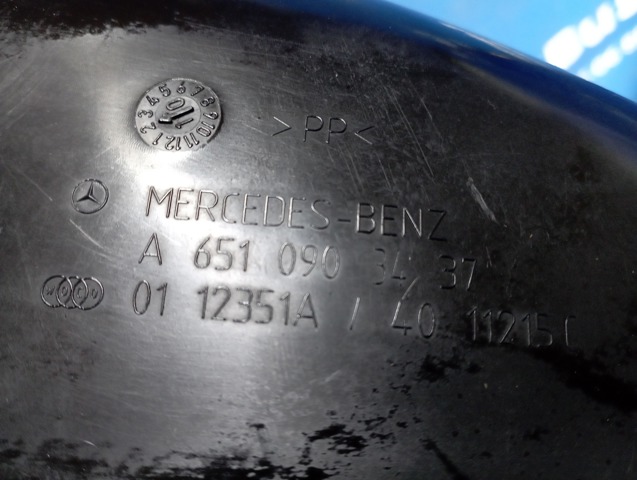 Патрубок повітряний, вхід повітряного фільтра A6510903437 MERCEDES