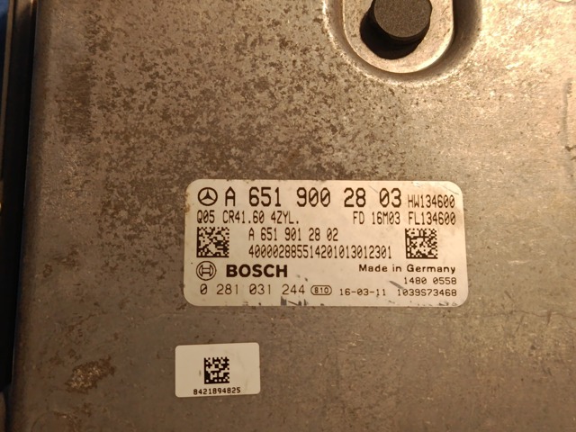 Комп'ютер двигуна A6519002803 MERCEDES