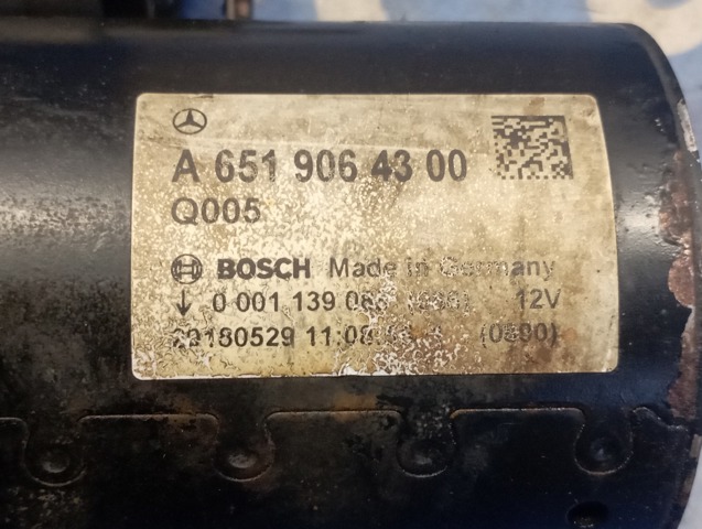 Стартер автомобільний A6519064300 MERCEDES