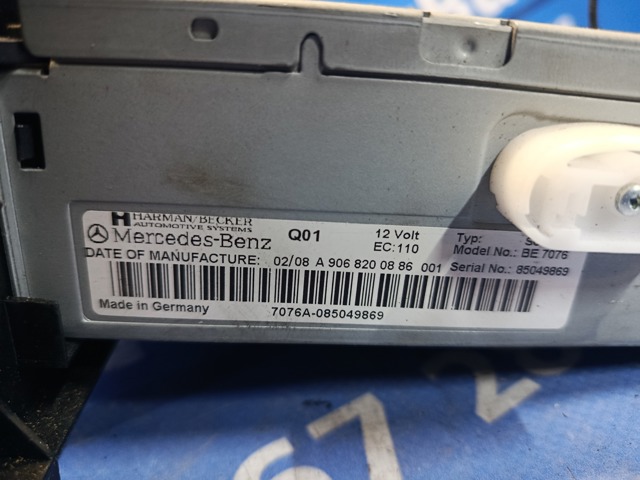 Магнітола A9068200886 MERCEDES