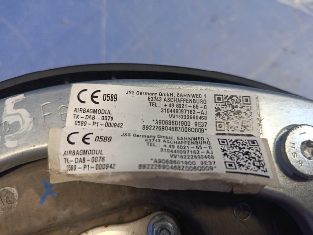 Комплект безпеки A9068601900 MERCEDES