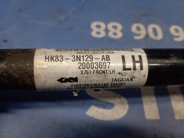 Привід передній лівий HK833N129AB LAND ROVER