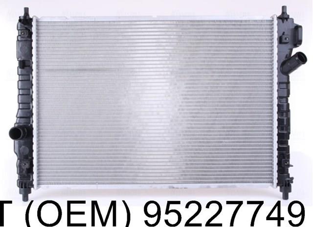 Радіатор основний 95227749 MARKET (OEM)
