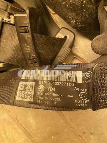 Пасок безпеки задній правий 3C5857806K VAG