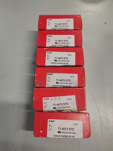 Вкладиші колінвала шатунні комплект 714573STD GLYCO