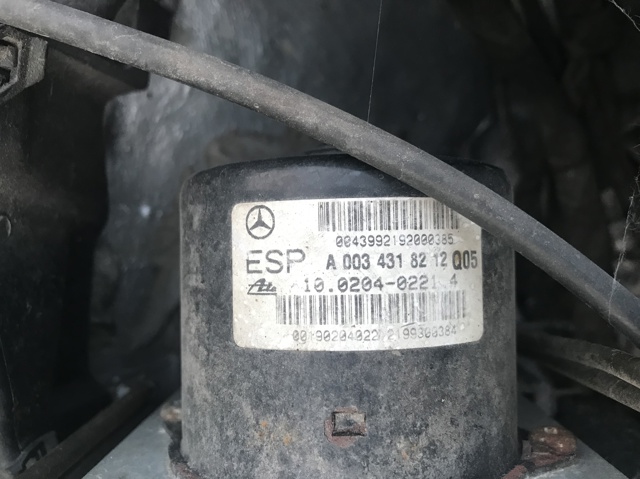 Гідроагрегат антиблокувальної системи A0034318212 MERCEDES