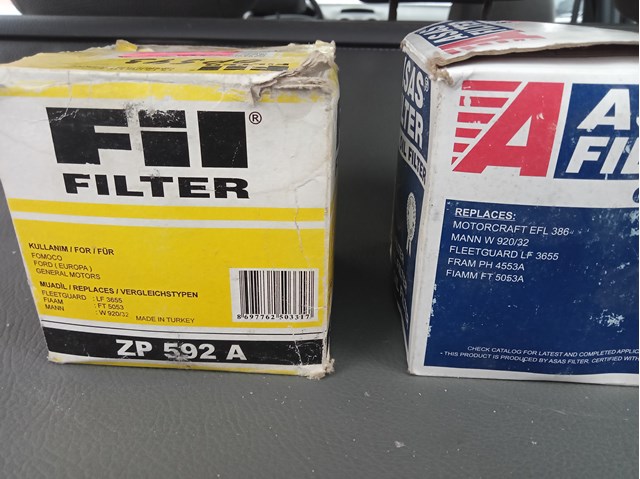Фільтр відцентровий очищення масла ZP592A FIL FILTER