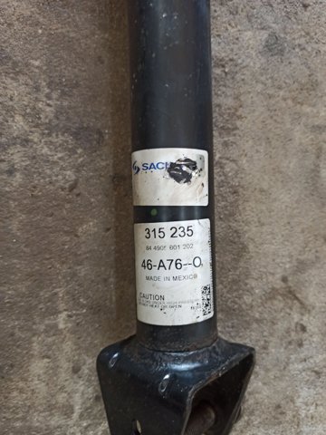 Задній амортизатор 315235 SACHS