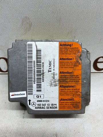 Модуль-процесор керування подушки безпеки A1635421318 MERCEDES