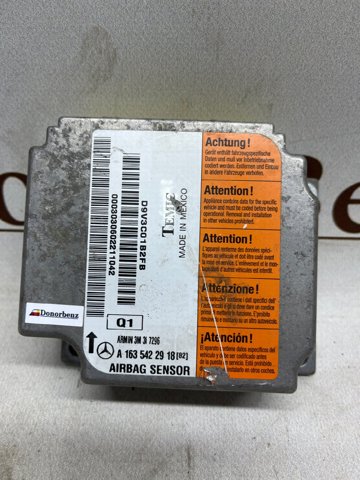 Блок управління airbag A1635422918 MERCEDES
