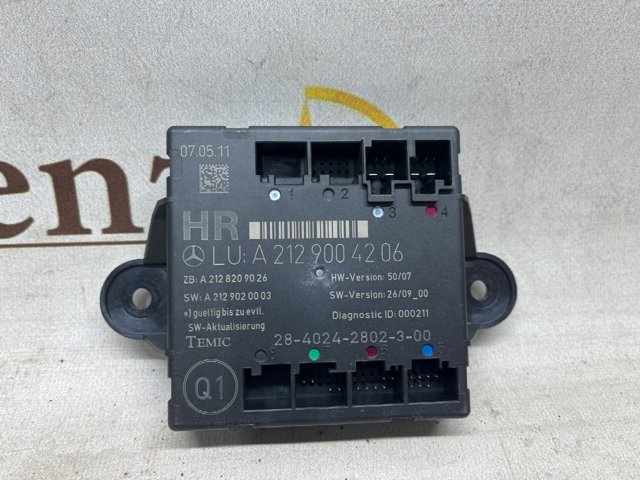 Блок комфорту задніх дверей A2129004206 MERCEDES