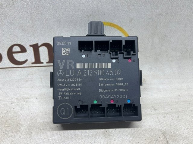 Блок комфорту передніх дверей A2129004502 MERCEDES