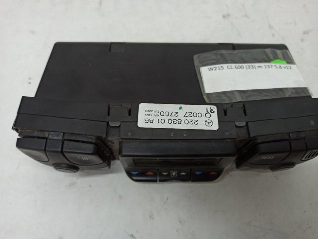 Блок управління пічкою A2208300185 MERCEDES