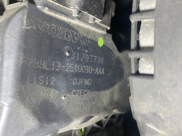 Заслінка повітряна 31293736 VOLVO