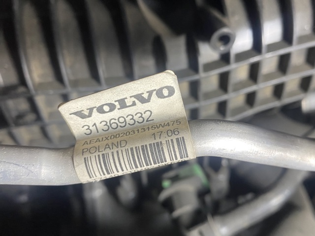 Шланг кондиціонера, від радіатора до випарника 31369332 VOLVO