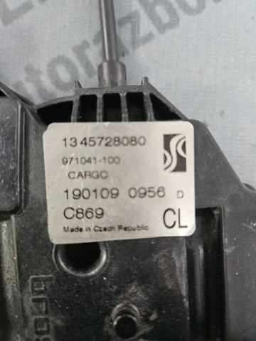 Замок задньої правої двостулкової двері 1345728080 PEUGEOT