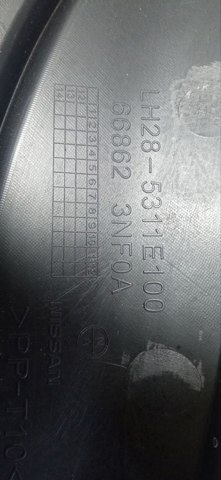 Водостік лобового скла, жабо 668623NF0A NISSAN