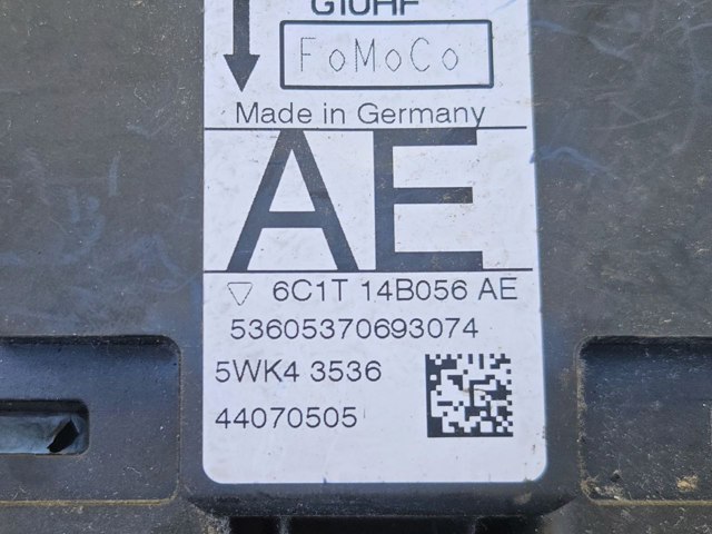 Модуль-процесор управління подушки безпеки 6C1T14B056AE FORD