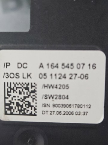 Датчик керма A1645450716 MERCEDES