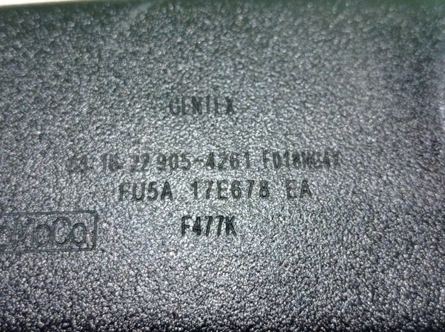 Дзеркало заднього виду в салоні FU5A17E678EA FORD